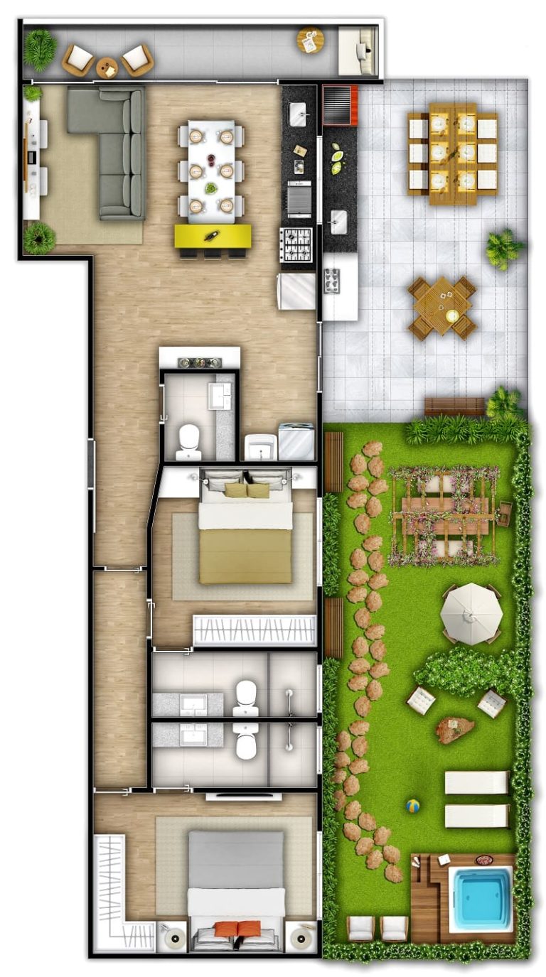 PLANTA TIPO 1-TERREO